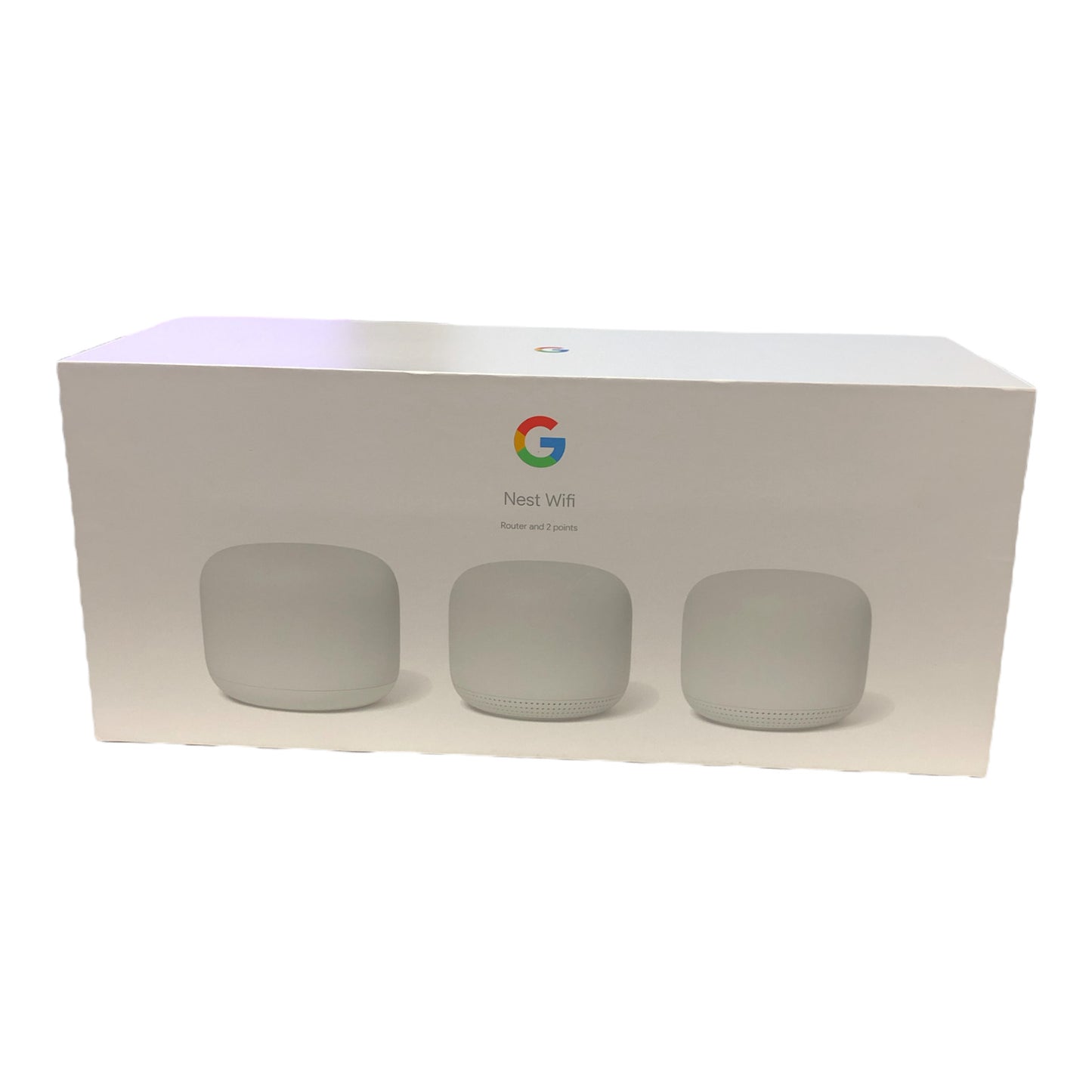 Google Nest Wifi 3 Pack (AC2200 Mesh Router with 2 Points)