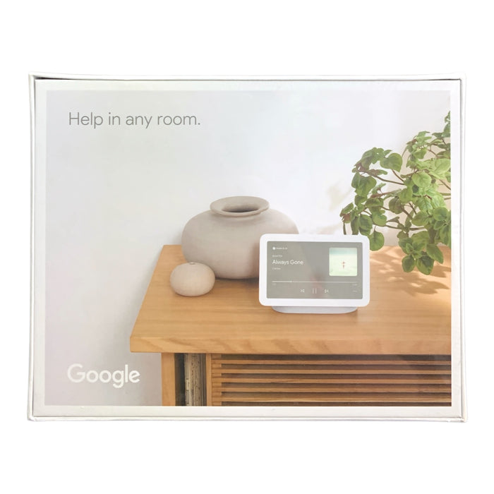 Google Nest Hub 2nd Gen - Smart Home Display with Google Assistant - Chalk