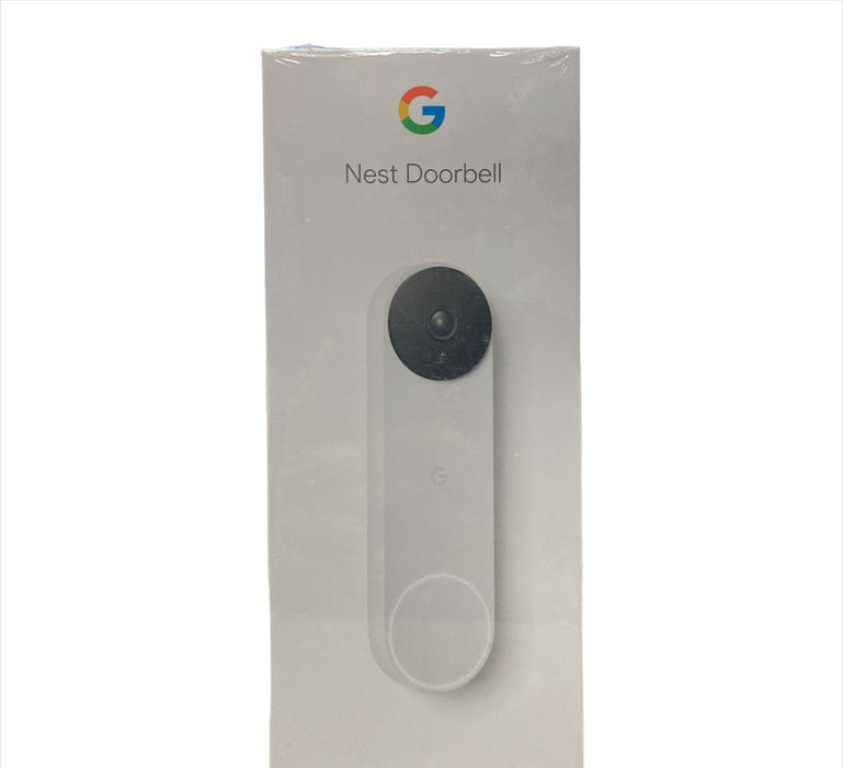 Google Nest Doorbell (Battery) - Wireless Doorbell Camera, Snow