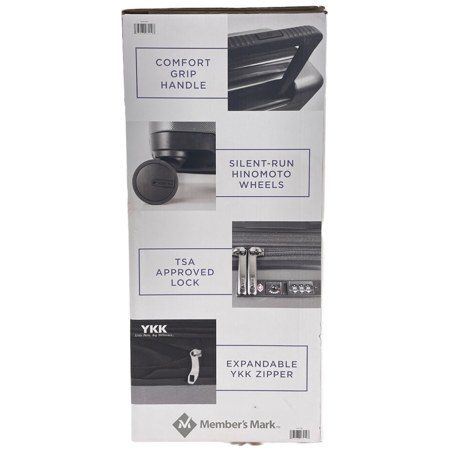 Member's Mark 2 Piece Hardside Luggage Set, Checked Luggage & Carry On