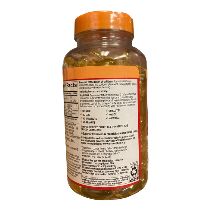 Member's Mark 900mg Triple Strength Omega-3, 150 Total Softgels
