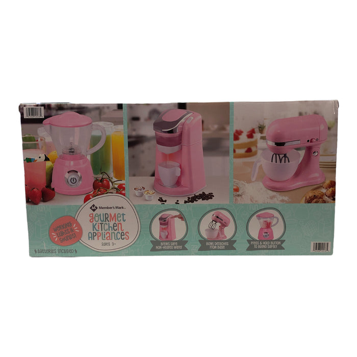 Member's Mark Gourmet Kitchen Appliance Playset for Kids, Pink