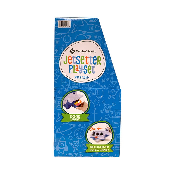 Member's Mark Jetsetter 11 Piece Preschool Playset, Working Lights & Sound, 18M+