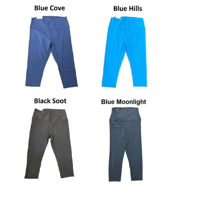 Member's Mark Ladies Zen 21" Inseam Moisture Wicking Hidden Coin Pocket High Rise Capri Legging