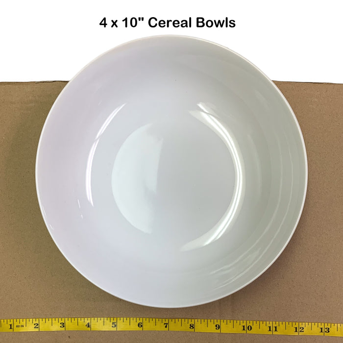 Member's Mark 16 Piece Classic Porcelain Dinnerware Set, White