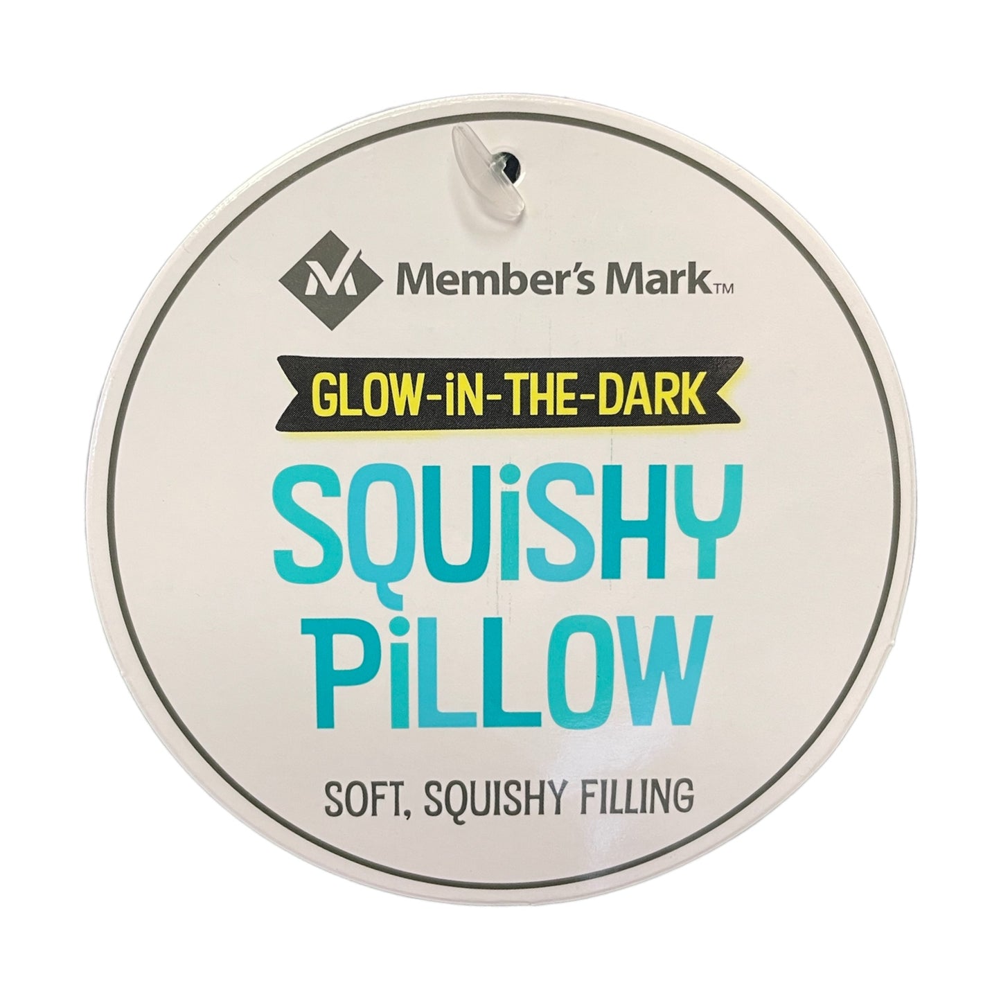 Member's Mark Large 35" Kids Glow-In-The-Dark Soft Squishy Pillow, Dino