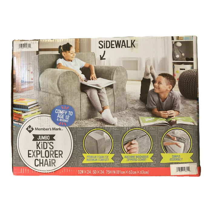 Member's Mark Jumbo Kids' Explorer Foam Chair, 32"L x 24.7"W x 24"H