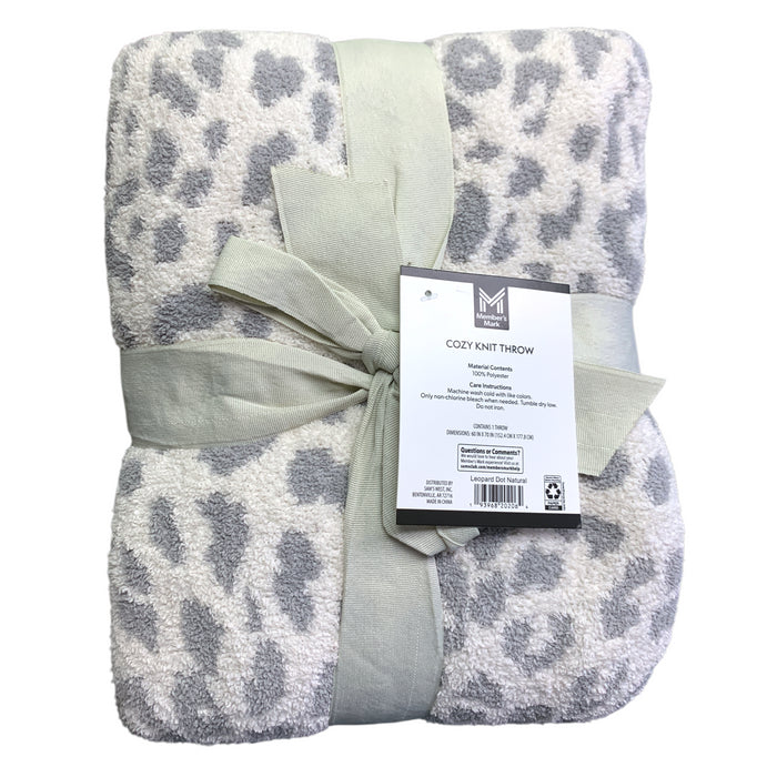 Member's Mark Luxury Cozy Knit Throw Collection, 60"x70"