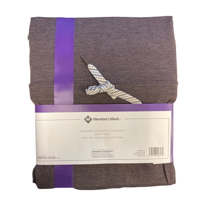 Member's Mark Women's Adjustable Drawstring Semi Fitted Favorite Soft Dress