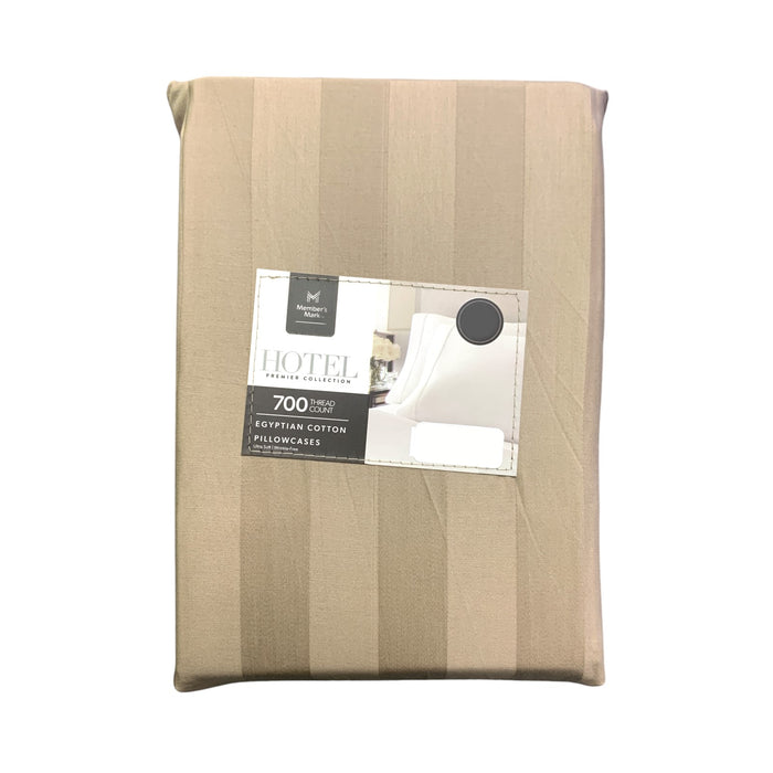 Member's Mark Hotel Premier Collection 700tc Egyptian Cotton Pillowcase Set of 2