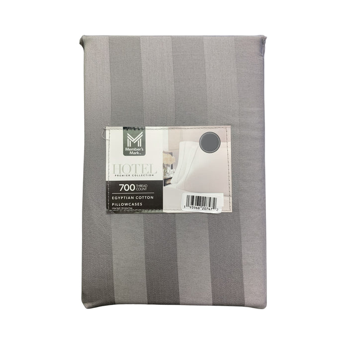 Member's Mark Hotel Premier Collection 700tc Egyptian Cotton Pillowcase Set of 2