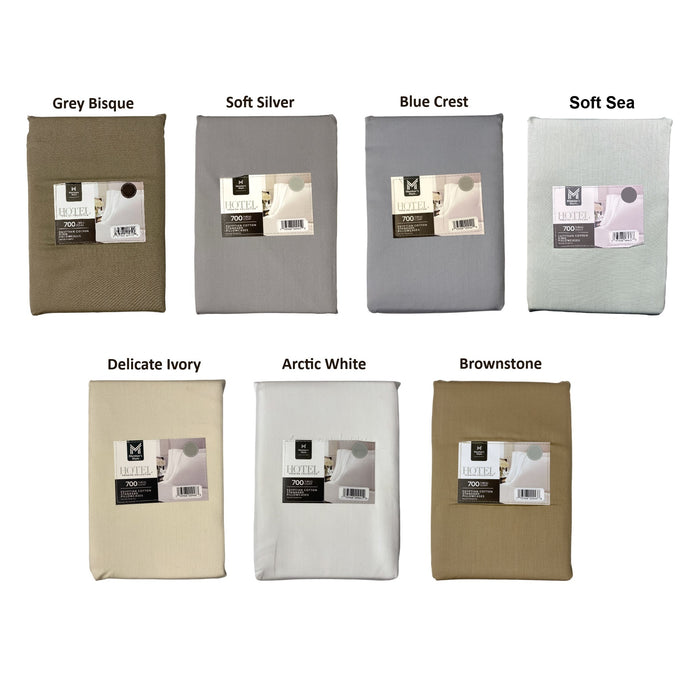 Members Mark 700-Thread-Count Solid Egyptian Cotton Pillowcases, Set of 2