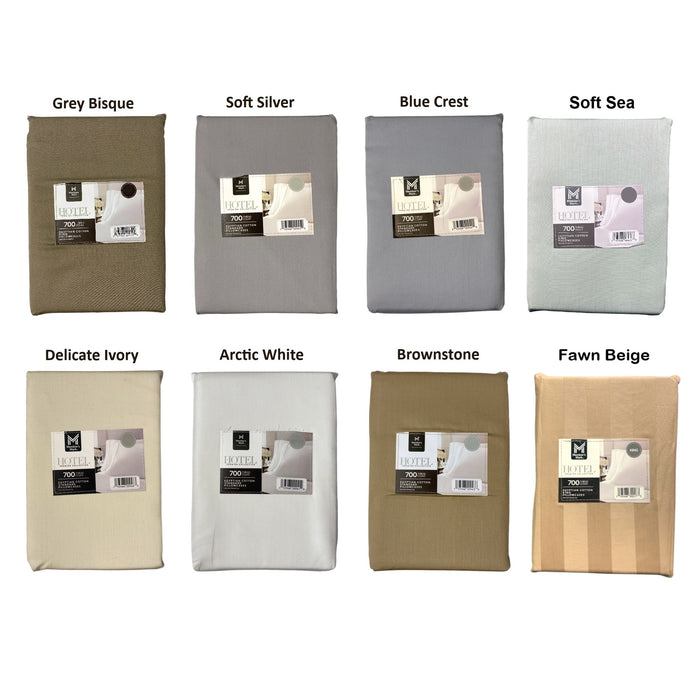 Members Mark 700-Thread-Count Solid Egyptian Cotton Pillowcases, Set of 2