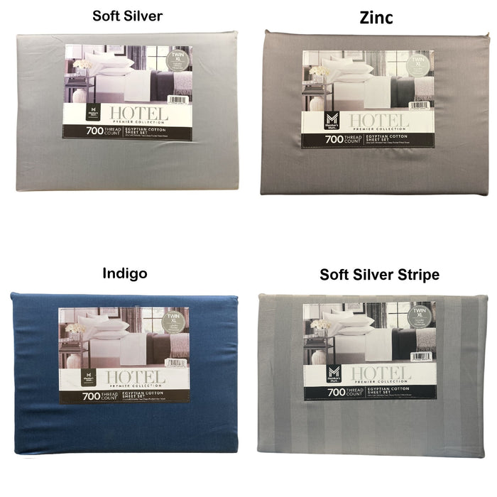 Member's Mark Hotel Premier 700TC Egyptian Cotton 4-Piece Sheet Set, Twin XL