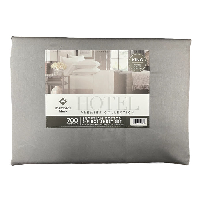 Member’s Mark 700 Thread Ct Hotel Premier Collection 6 Piece Sheet Set