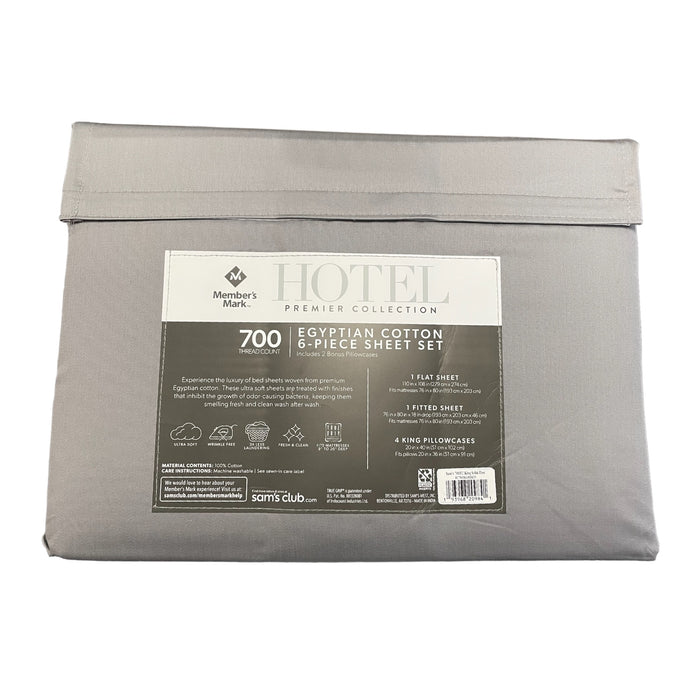 Member’s Mark 700 Thread Ct Hotel Premier Collection 6 Piece Sheet Set