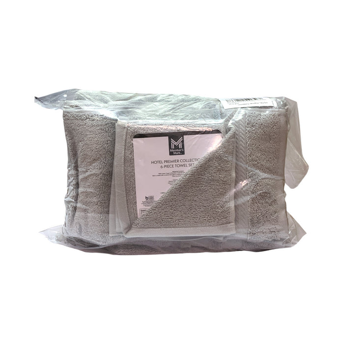 Member's Mark Hotel Premier Collection 6-Piece Cotton Bathroom Towel Set