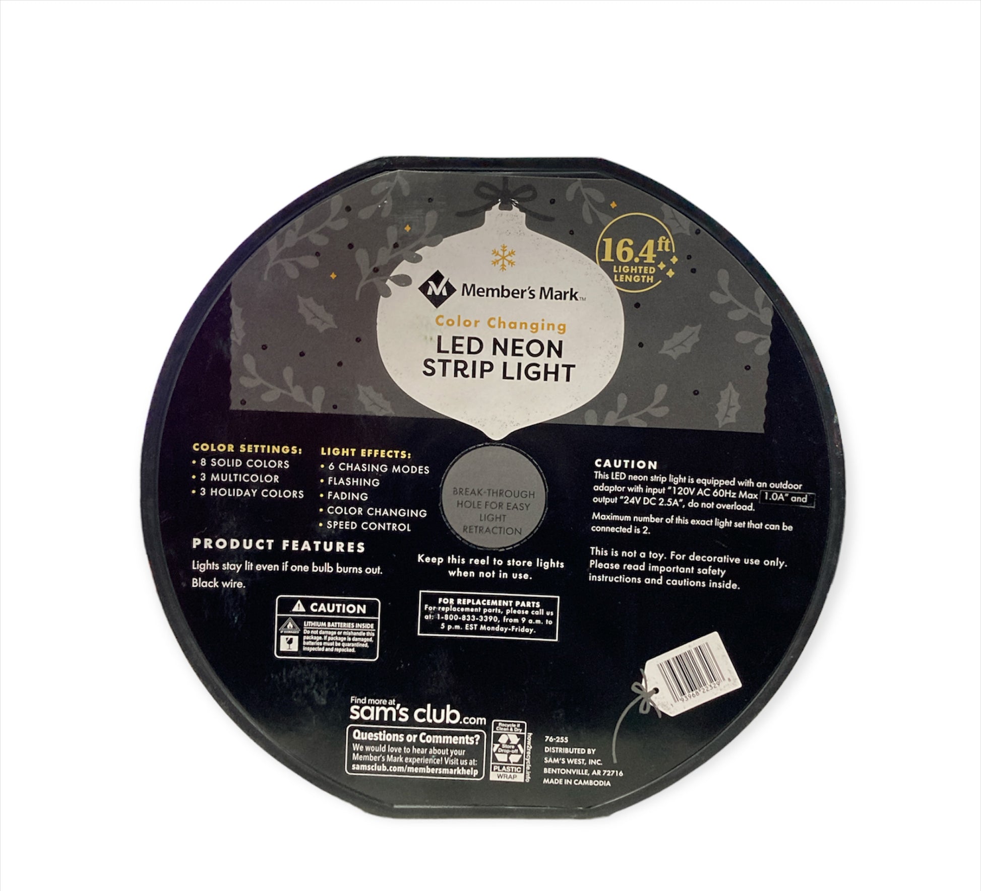 Member's Mark 16.4' ColorChanging Indoor/Outdoor LED Neon Strip Light Ewirelessgear