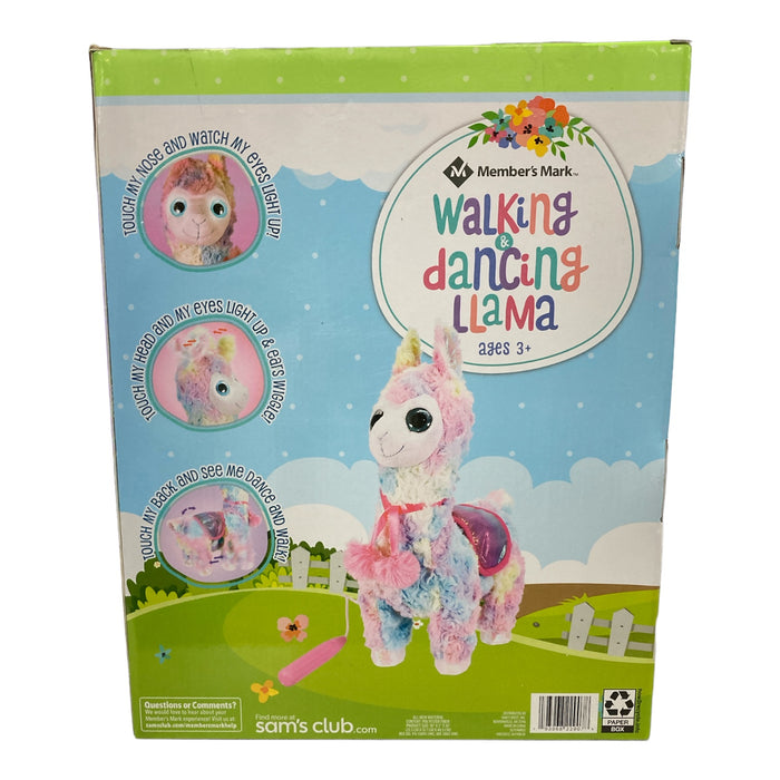 Member's Mark Walking and Dancing Plush Llama with Light Up Eyes