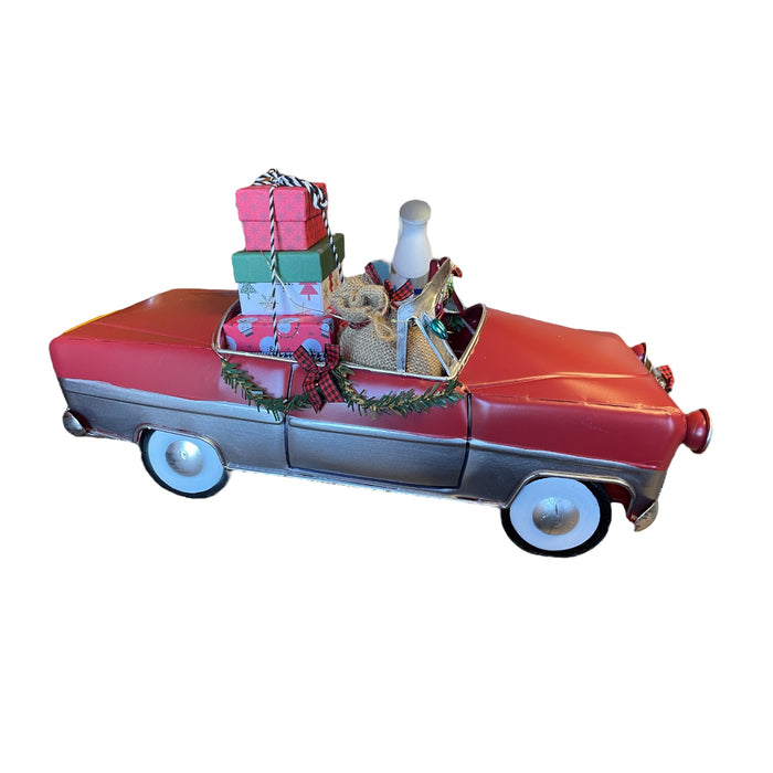 Member's Mark Pre Lit Christmas Vintage Red Convertible