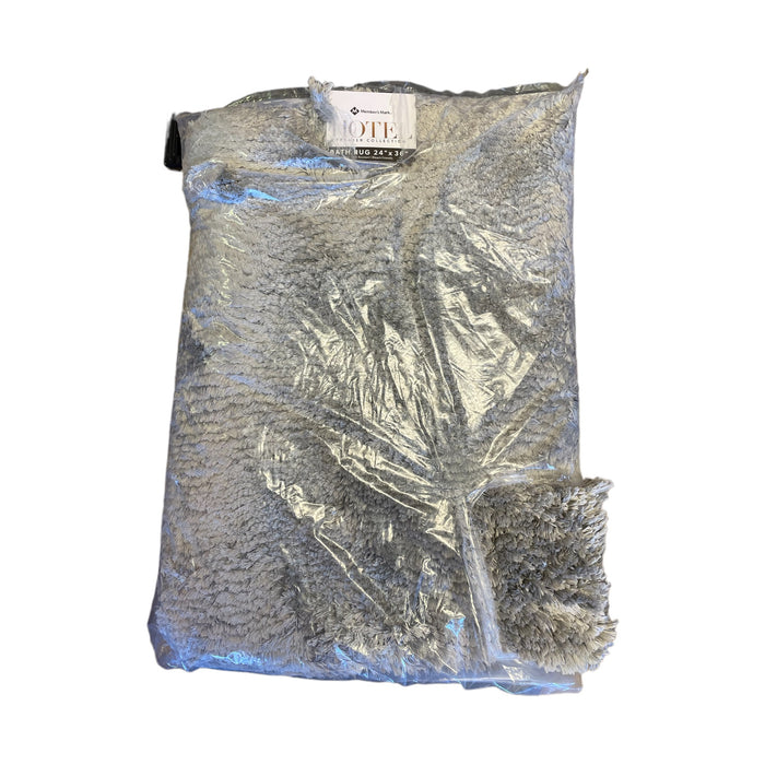 Member's Mark Hotel Premier Collection Bath Rug, 24' x 36", Soft Silver