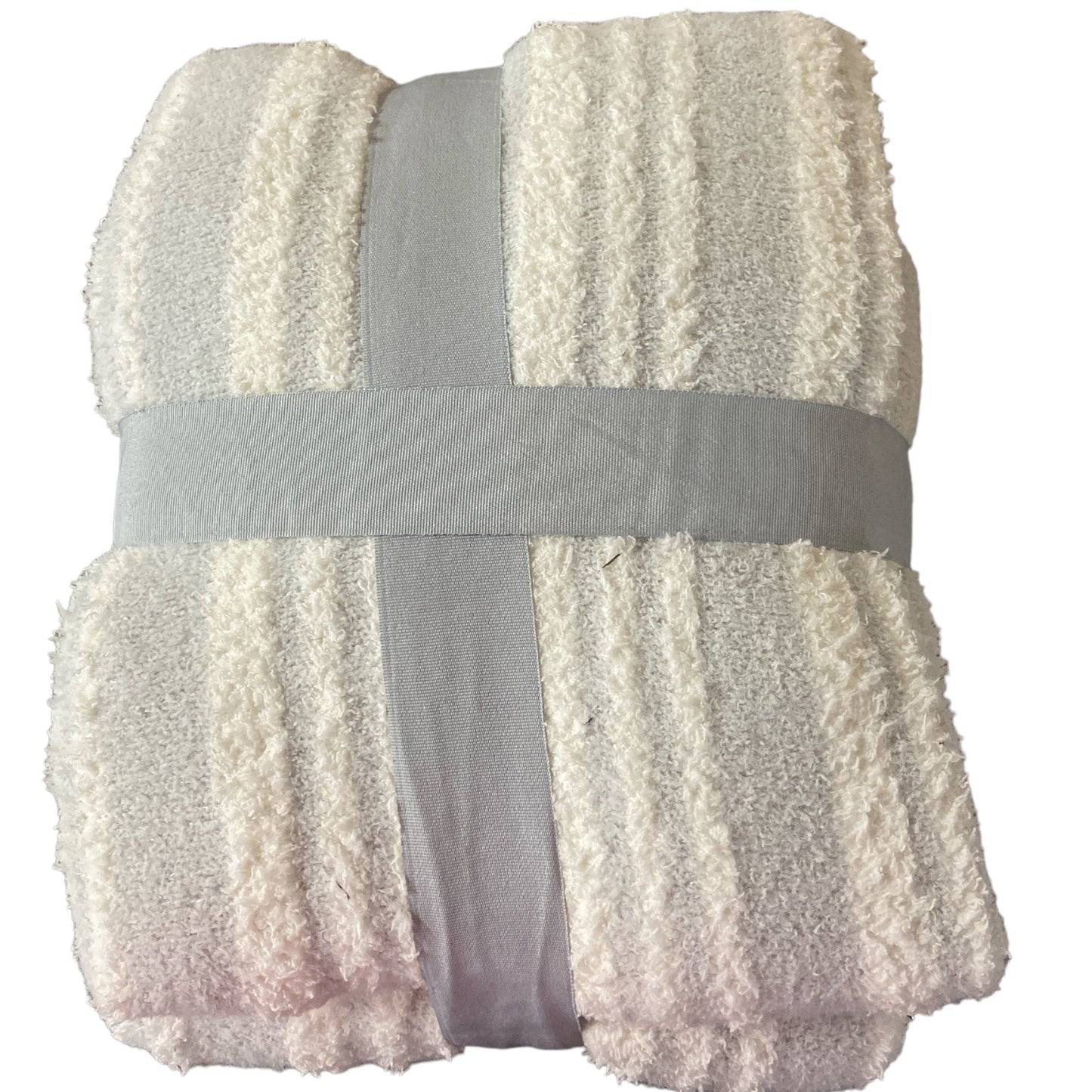 Member's Mark Luxury Premier Collection Cozy Knit Throw, Heathered Str