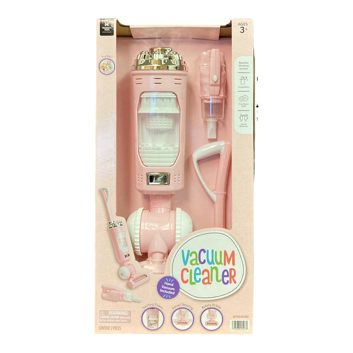 Member's Mark Kid's Battery Operated Toy Vacuum Cleaner w/ Handheld Vaccum, Pink