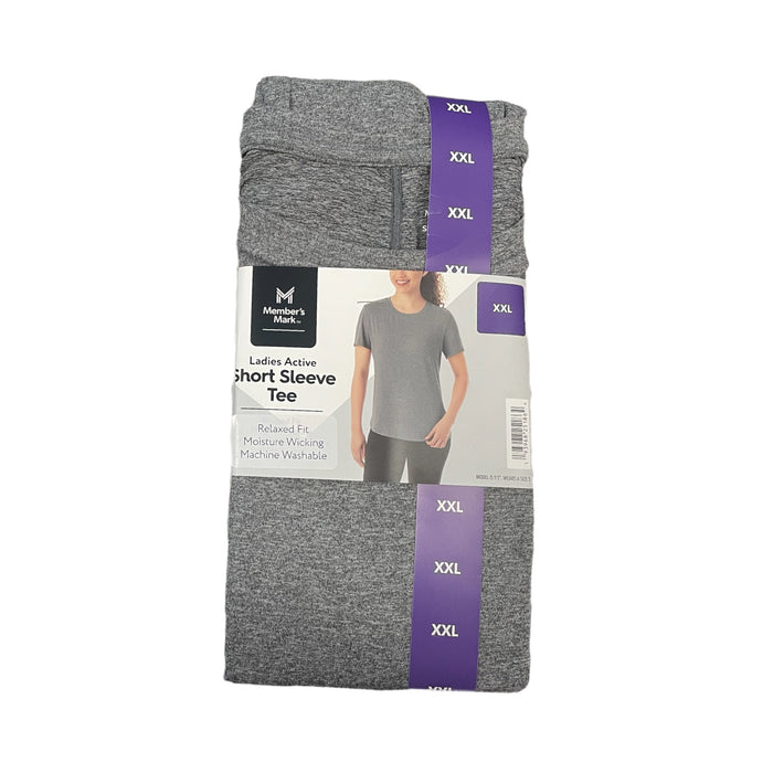 Member's Mark Ladies Relaxed Moisture Wicking Short Sleeve Active Tee