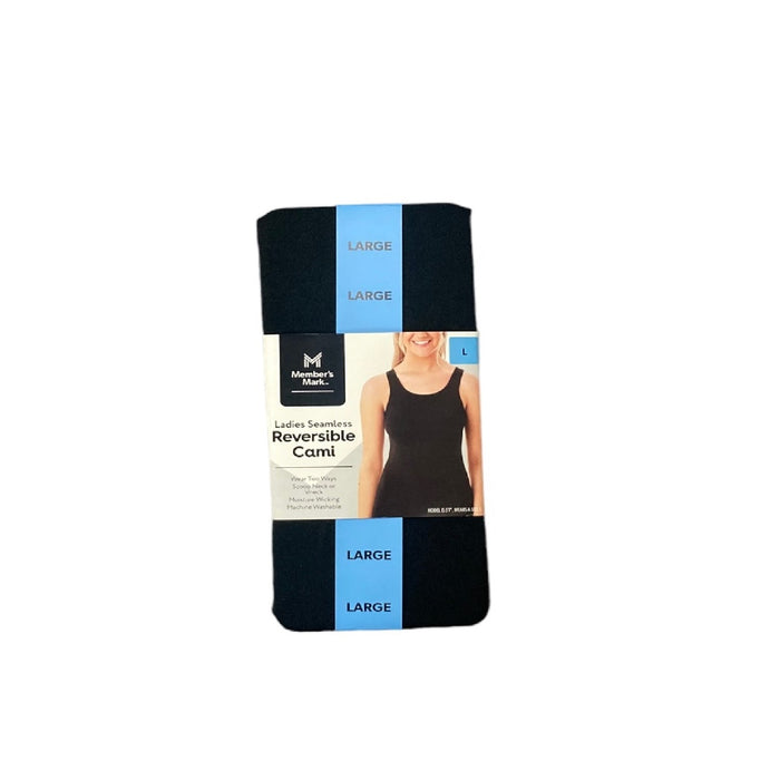 Member's Mark Ladies Scoop Neck or V Neck Seamless Reversible Cami Tank