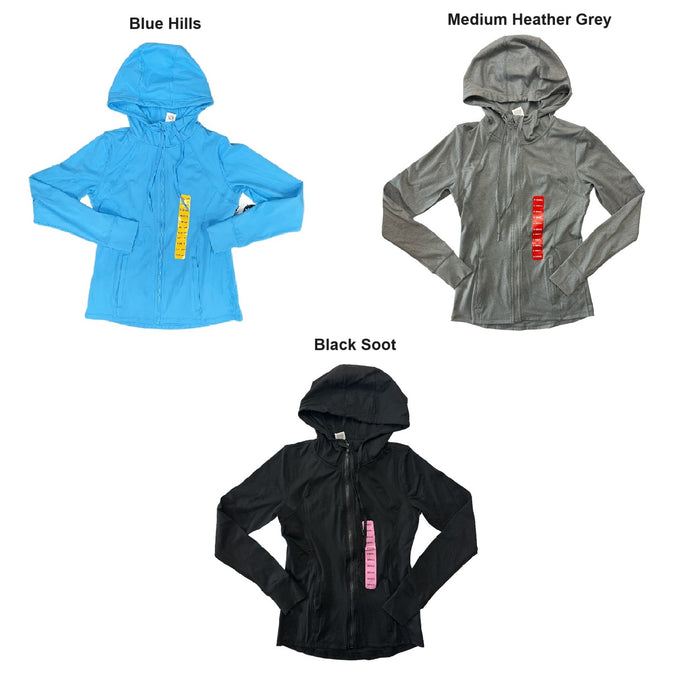 Member's Mark Ladies Everyday 4 Way Stretch Full Zip Hooded Jacket
