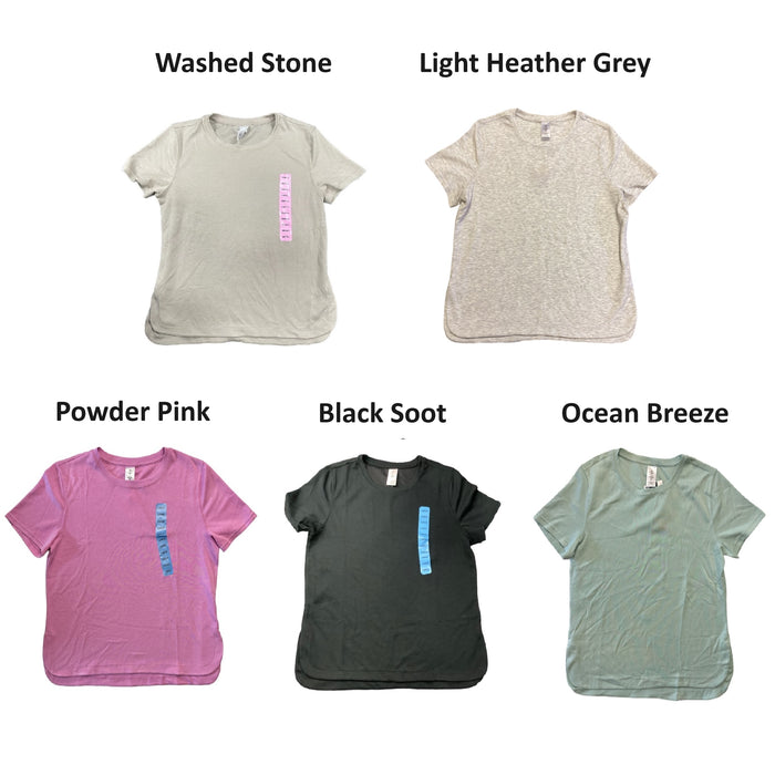 Member's Mark Ladies Short Sleeve Crew Neck Lightweight Lounge Tee