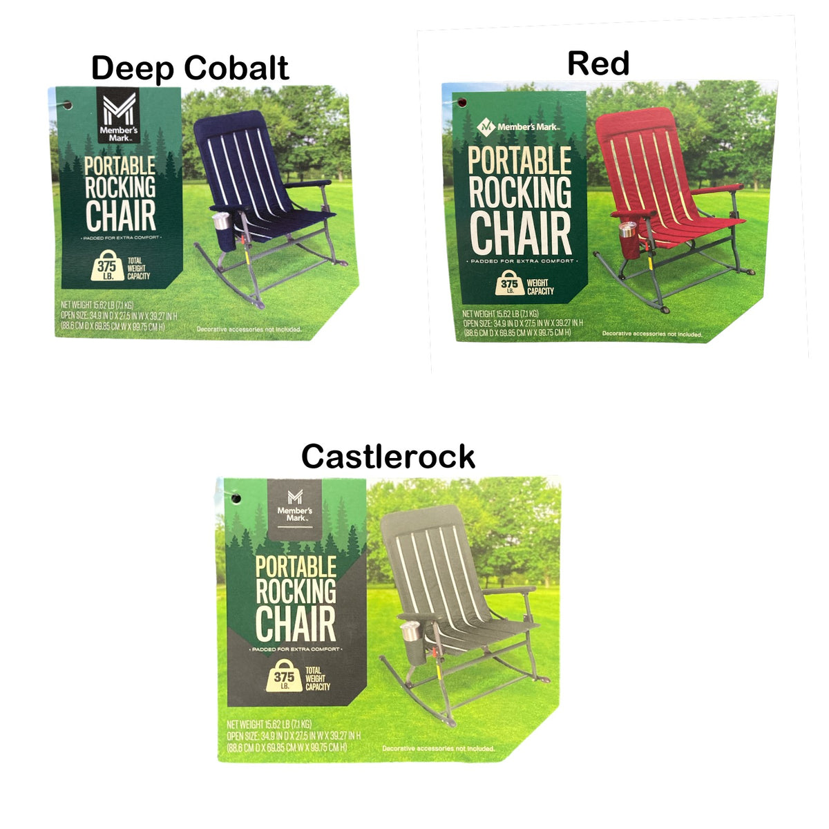 Member's Mark Portable Folding Rocking Chair — Ewirelessgear