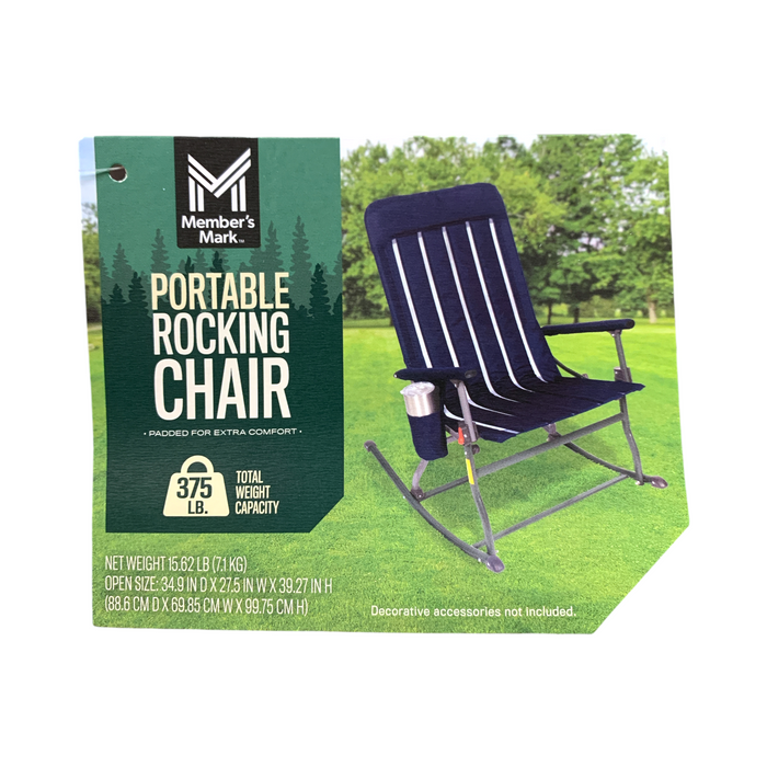 Member's Mark Portable Folding Rocking Chair — Ewirelessgear
