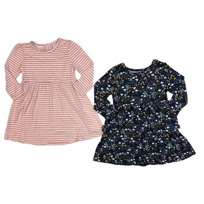 Member's Mark Girl's Super Soft 2 Pack Long Sleeve A-Line Knit Dress