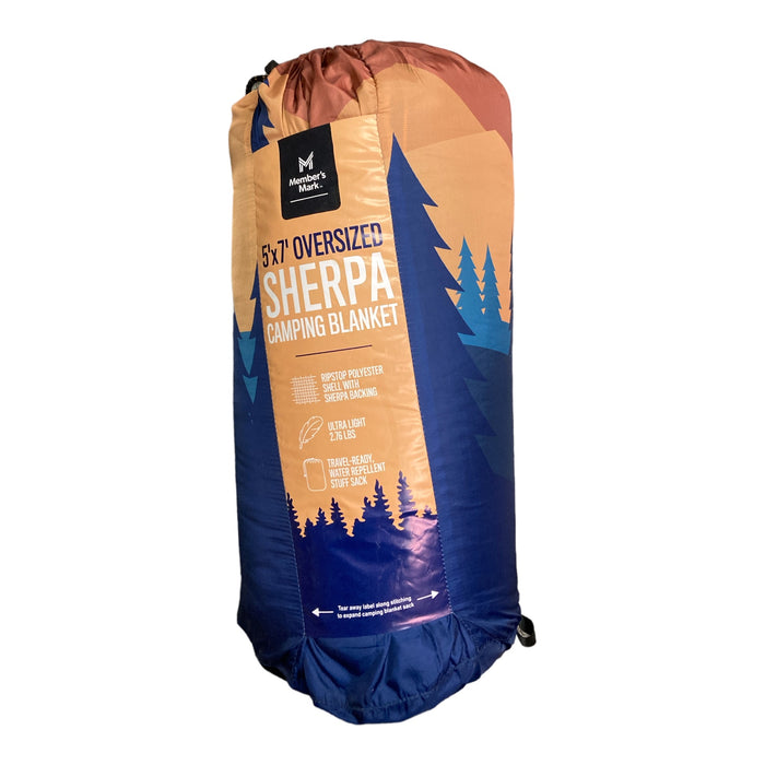 Member's Mark 5' x 7' Oversized Camping Blanket (Evergreens)