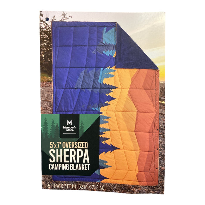 Member's Mark 5' x 7' Oversized Camping Blanket (Evergreens)