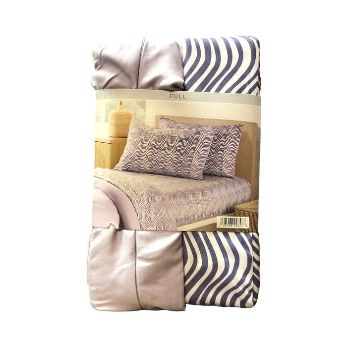 Member's Mark 8-Piece Soft Washed Sheet Set 2 Pack (Air Wave, Lavender, Full)