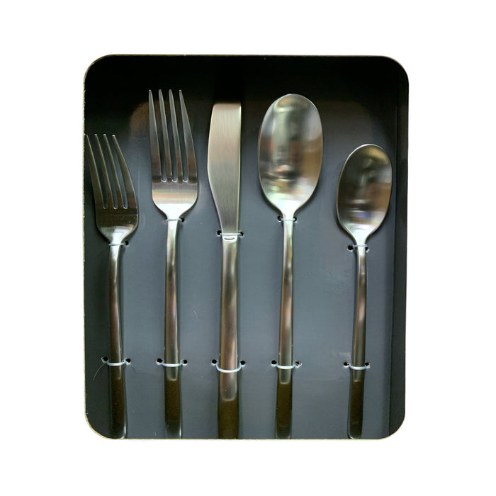 Member's Mark Premium 18/10 Stainless Steel 20-Piece Flatware Set, Satin Finish