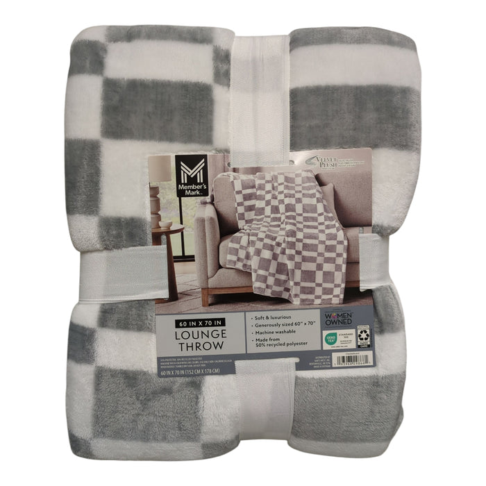Member's Mark Soft & Luxurious Generously Sized 60" x 70" Lounge Throw