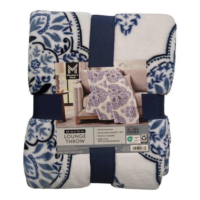 Member's Mark Soft & Luxurious Generously Sized 60" x 70" Lounge Throw