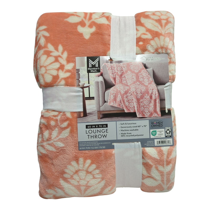 Member's Mark Soft & Luxurious Generously Sized 60" x 70" Lounge Throw
