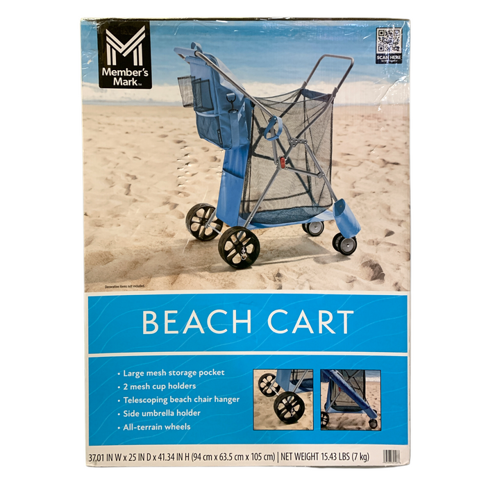 Member's Mark Portable Folding All Terrain Beach Cart, TR-21767