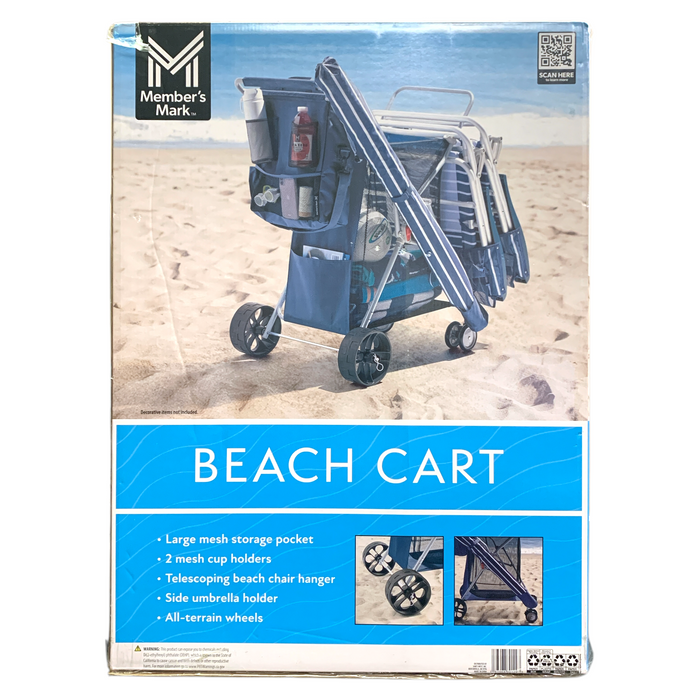 Member's Mark Portable Folding All Terrain Beach Cart, TR-21767