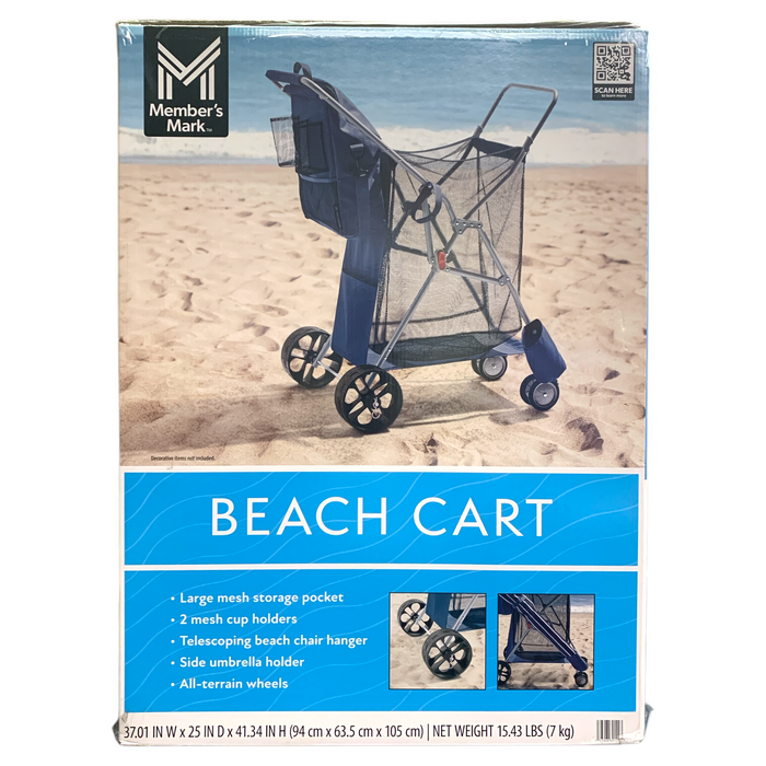 Member's Mark Portable Folding All Terrain Beach Cart, TR-21767