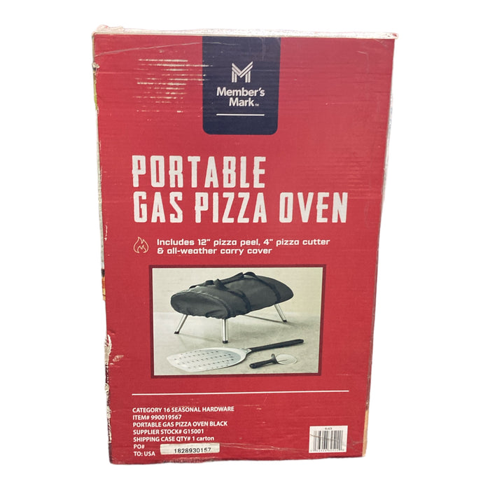 Member's Mark 12 Portable Gas Pizza Oven, Black — Ewirelessgear