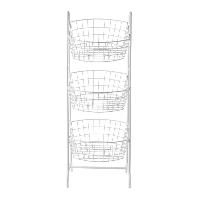 Member's Mark 3-Tiered Wrought Iron Wire Basket Stand, 15"L x 13"W x 40.5"H