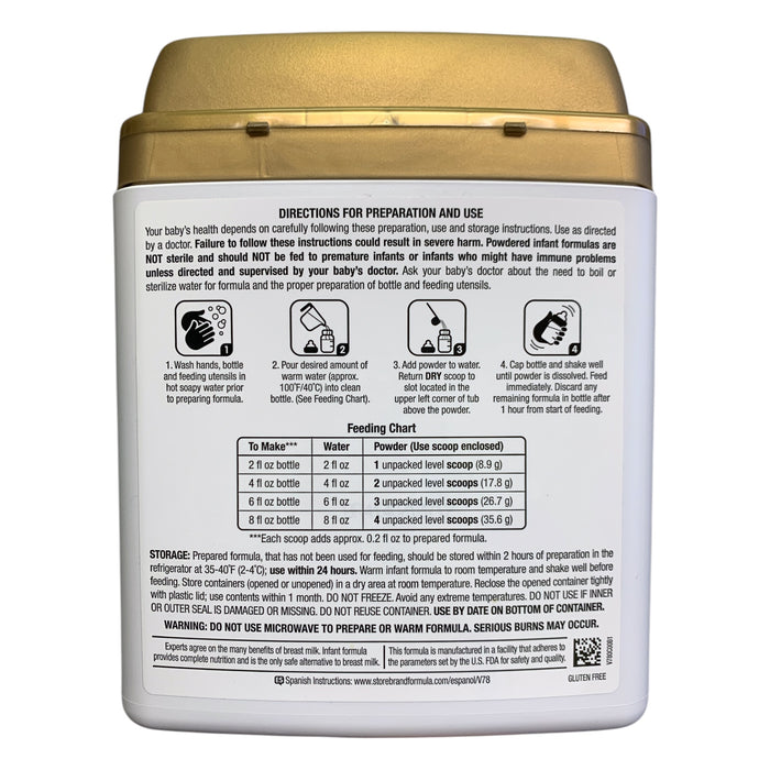 Member's Mark Gentle Premium Infant Formula Powder with Iron, 48oz. - EXP 06/26