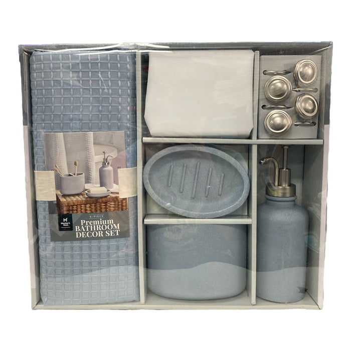 Member's Mark 6-Piece Premium Bath Set (Blue Crest)