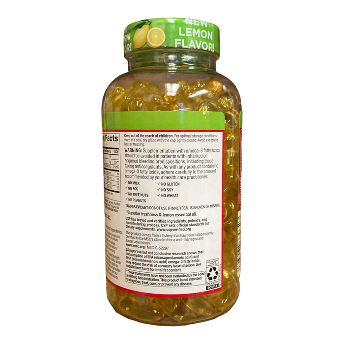 Member's Mark 600mg Omega-3 from Fish Oil with 50 mcg Vitamin D3 (200 Count)
