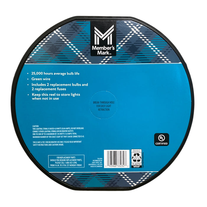 Member's Mark 120 Twinkling LED Net Lights, 24 Sq. Ft. (Warm White)